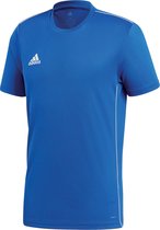 adidas Core18 Jersey Heren  Sportshirt - Maat XL  - Mannen - blauw