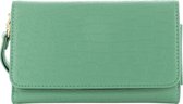 Holdit Universal phone purse, green croc