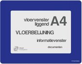 Vloervensters A4 (Blauw)