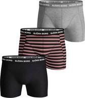 Bjorn Borg Stripe Sammy mannen Boxershort - 3pack - Zwart -  maat XXL
