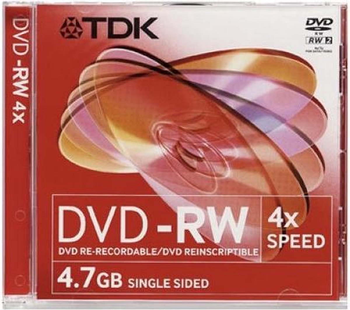 Image of TDK DVD-RW 4.7GB 4x - 1 Pack NA