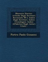 Memorie Storico-Critiche Degli Scrittori Ravennati