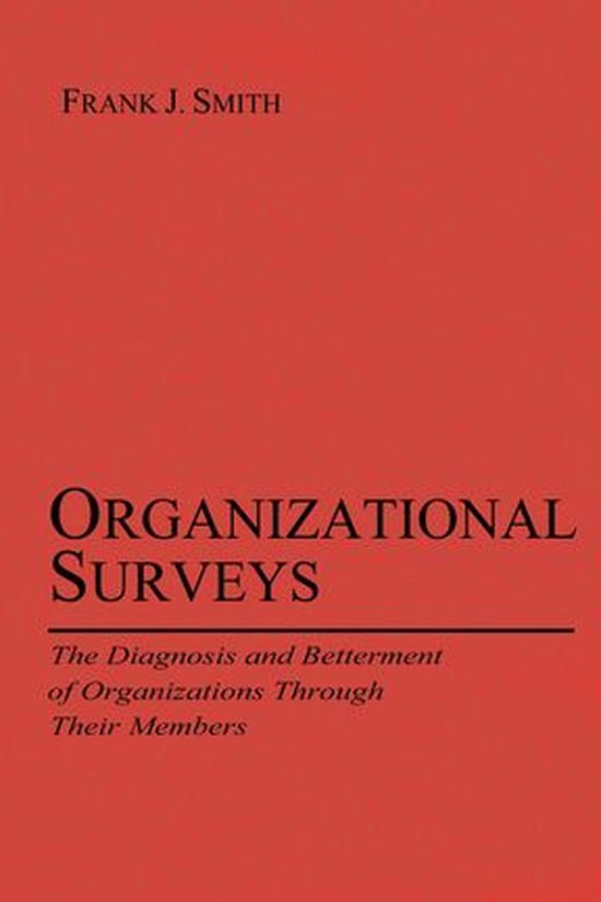 Applied Psychology Series - Organizational Surveys - cover