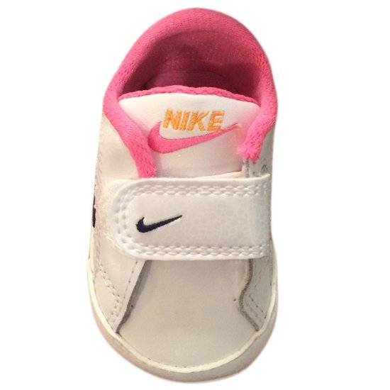Nadeel Wanten ik heb het gevonden Nike Meisjes Babyschoen - Maat 18,5 - Wit/Rose | bol.com