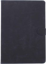 Donkerblauw luxe leder tablethoes iPad Air