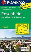 Kompass WK181 Rosenheim, Bad Aibling, Wasserburg am Inn