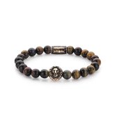 Rebel&Rose armband - Who's afraid of the Lion - rose gold plated