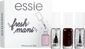 Essie Fresh Mani Nagellak Geschenkset - Base Coat, Rode Nagellak en Top Coat - 3 x 5 ml