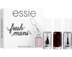 Essie Fresh Mani Nagellak Geschenkset - Base Coat, Rode Nagellak en Top Coat - 3 x 5 ml