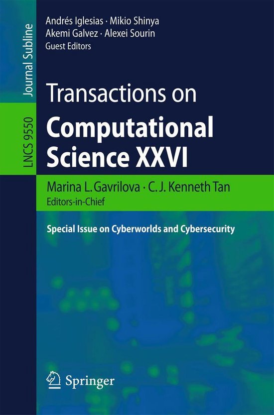 Computer Science (R0) - Transactions on Computational Scienc ... - cover