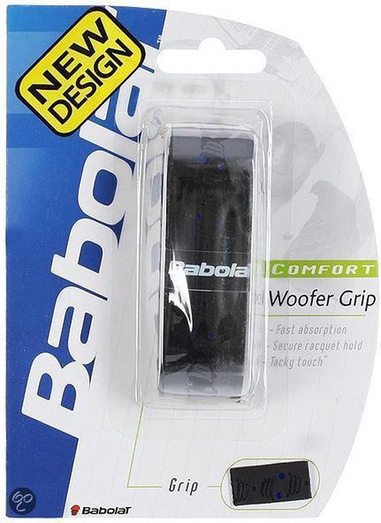 Babolat Woofer Tennis Grip Zwart/Blauw