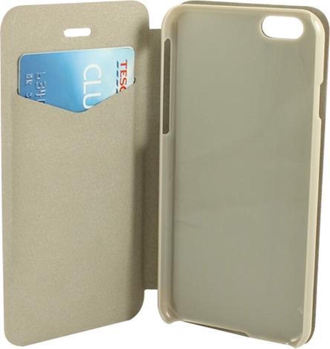 AA iPhone 6/6s Folio (Rood) Ultra Slim 1mm Thick Premium Flip Hoesje