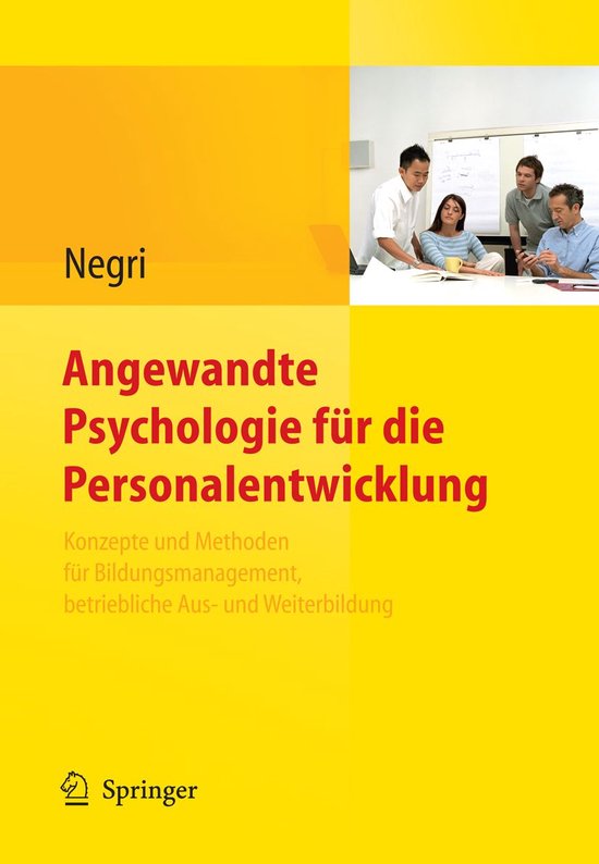 Angewandte Psychologie für die Personalentwicklung. Konzept ... - cover