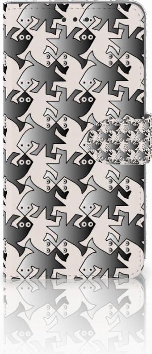 Apple iPhone Xs Max Telefoonhoesje met Pasjes Salamander Grey