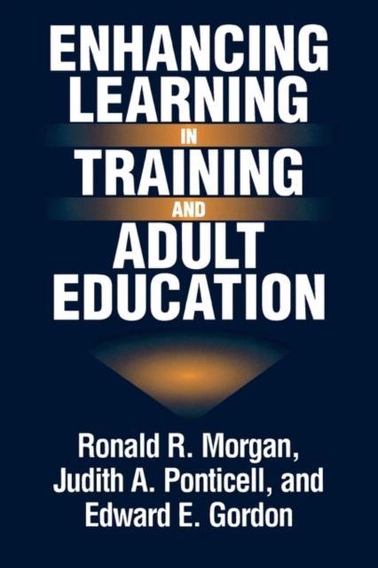 Enhancing Learning in Training and Adult Education - cover