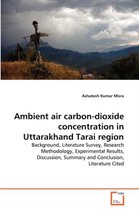 Ambient air carbon-dioxide concentration in Uttarakhand Tarai region