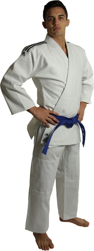 Foto: Adidas judopak j500 training judopak unisex wit zwart maat lichaamslengte 190 cm