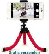 Gratis verzenden Flexible Octopus Bubble Tripod houder Stand Mount voor mobiele telefoon (Iphone 6s / 7 Samsung S8 / S7 / S6 ) / Digital Camer / Action Camera \rood