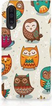 Coque Smart Cover Happy Owls pour Samsung Galaxy A50