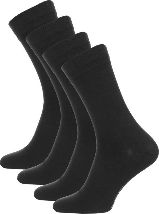 Jack & Jones - 4-pack JJJens Sokken Zwart - One size