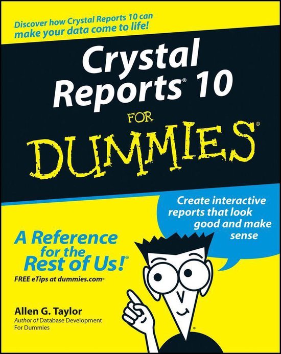 Crystal Reports 10 For Dummies - cover