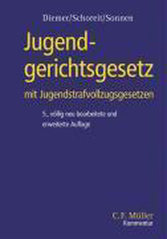 Jugendgerichtsgesetz - cover