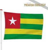Togolese Vlag Togo 150x225cm - Kwaliteitsvlag - Geschikt voor buiten