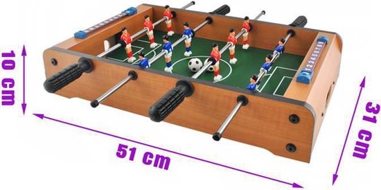 Tafelvoetbalspel - Voetbaltafel - Tafelvoetbaltafel - Kickertafel Voetbal Spel - Mini Tafelvoetbal