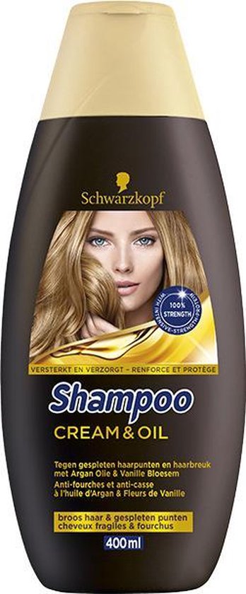 Schwarzkopf Cream & Oil Shampoo 400ml bol.com