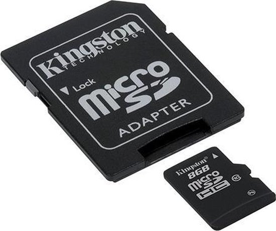 Kingston 8GB microSDHC-geheugenkaart | bol.com