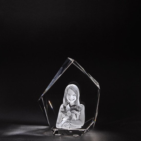 3D Foto in hoogwaardig kristalglas Model: Ysberg M