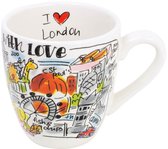 Mini Mug Blond Amsterdam City London - 200 ml