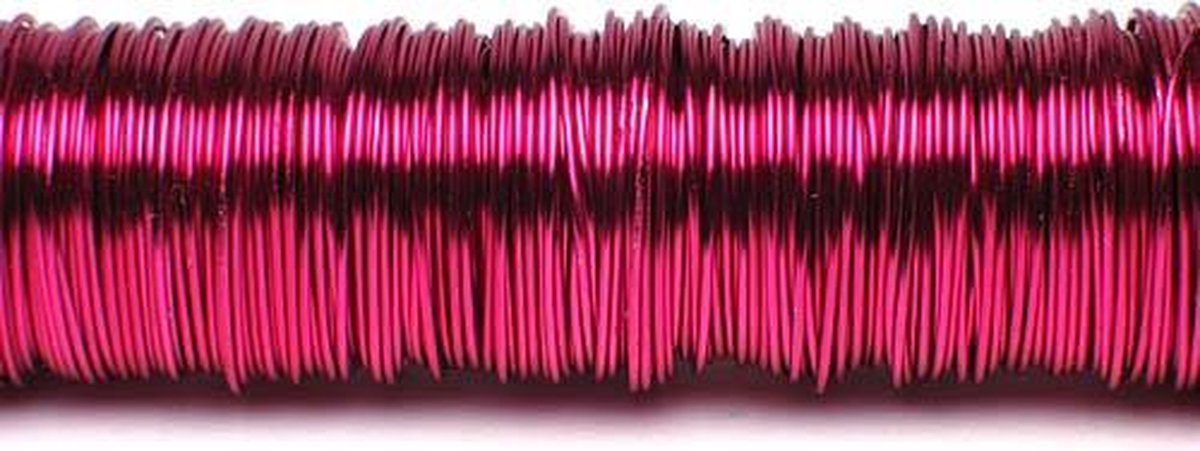 Wikkeldraad Fuchsia | 0,50mm x 50m | 100 g