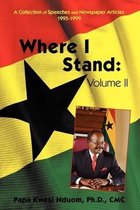 Omslag Where I Stand, Volume II