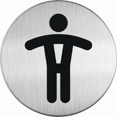 Infobord pictogram Durable 4905 wc heren rond 83Mm