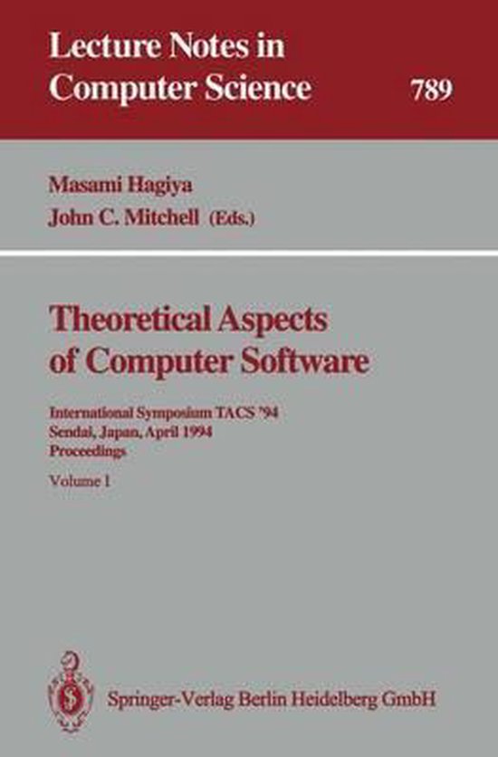 Theoretical Aspects of Computer Software - cover