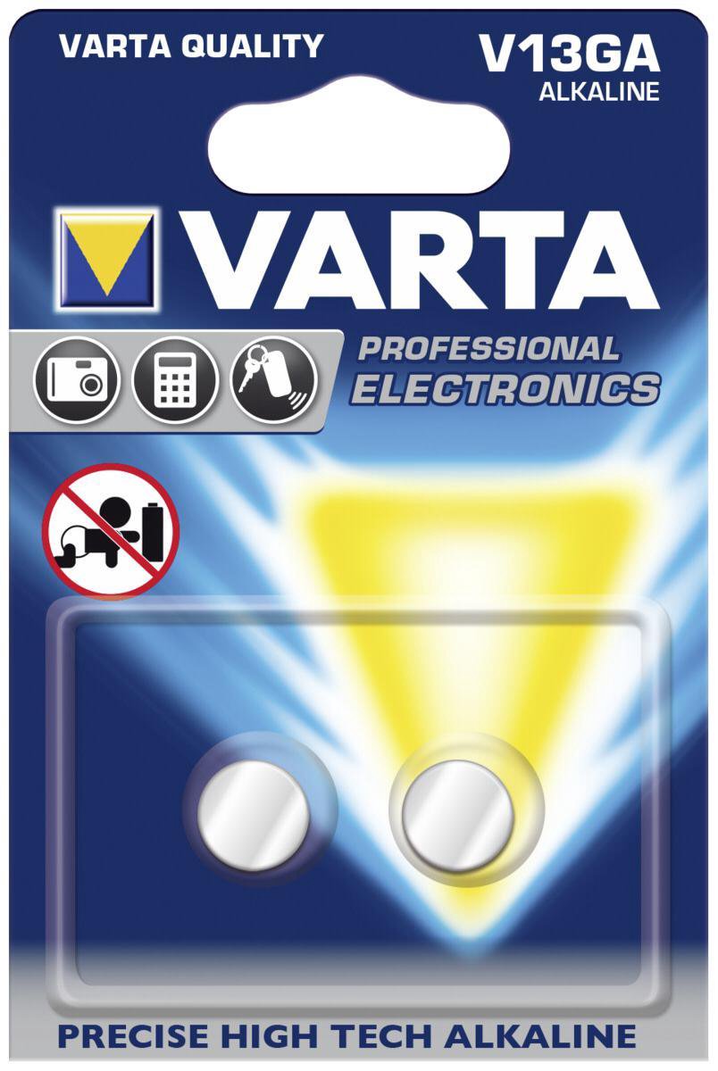 Varta LR44 (V13GA) Alkaline knoopcel-batterij / 2 stuks | bol.com