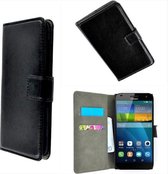 Huawei Ascend G7 Wallet Bookcase hoesje Zwart