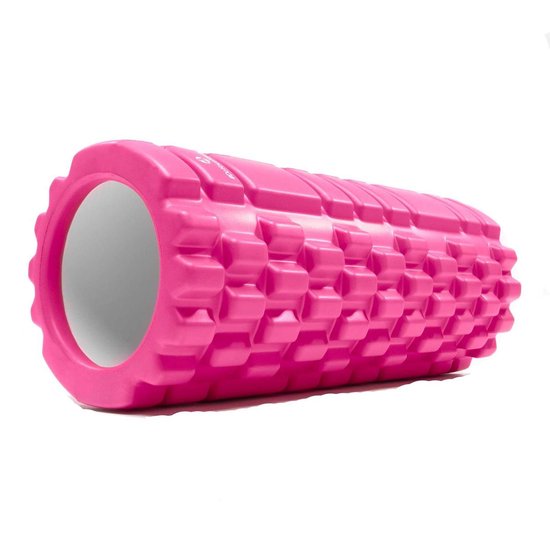 Fascia rol / massage roller »Anasuya« foam roller / pilates rol / therapie roller voor zelfmassage / Meerdere kleuren verkrijgbaar. De foam rol is ideaal voor fasciale (bindweefsel) training van de rug, dijen. Afmetingen: L34cm x D14cm : pink