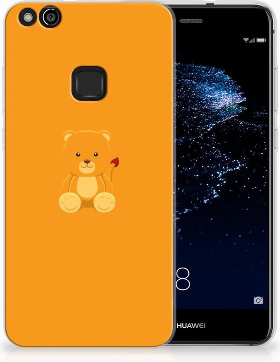 Huawei P10 Lite Telefoonhoesje met Naam Baby Beer