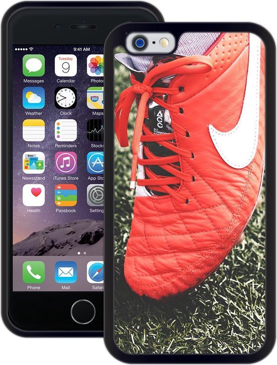 Amfibisch Permanent Stoel Case Creatives Telefoonhoesje Nike Football - iPhone 6 6s Zwart -  Handgemaakt | bol.com