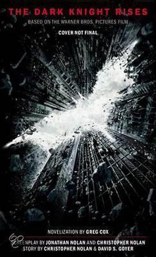 The Dark Knight Rises - cover