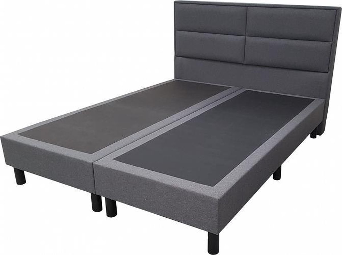 Boxspring Mercure zonder matras antraciet 160X200