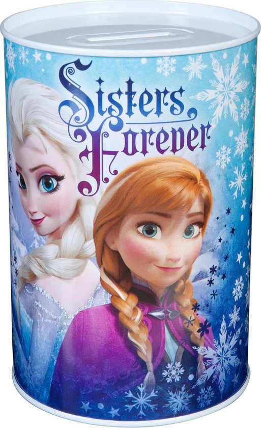 Waar Fitness Konijn Disney Frozen Spaarpot Sisters Forever 15 Cm Lichtblauw | bol.com