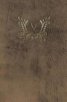Monogram  V  Notebook
