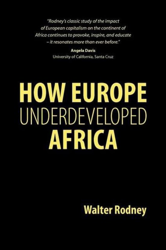 how europe underdeveloped africa by walter rodney