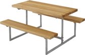 Kinderpicknicktafel lariks geolied - Basic 110 x 110 x 57 cm (B x L x H)