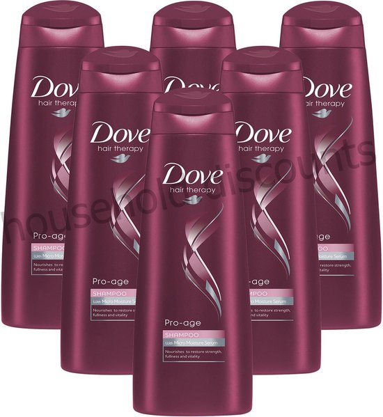 6x Dove ProAge Shampoo 6 x 250 ml Voordeelverpakking bol