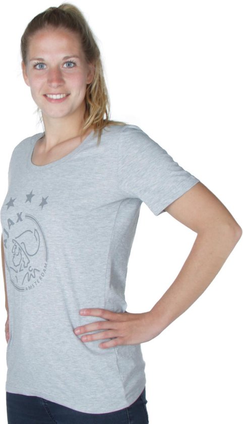beweging begrijpen baard Ajax T Shirt Dames Ajax Logo - Grijs - Maat L | bol.com