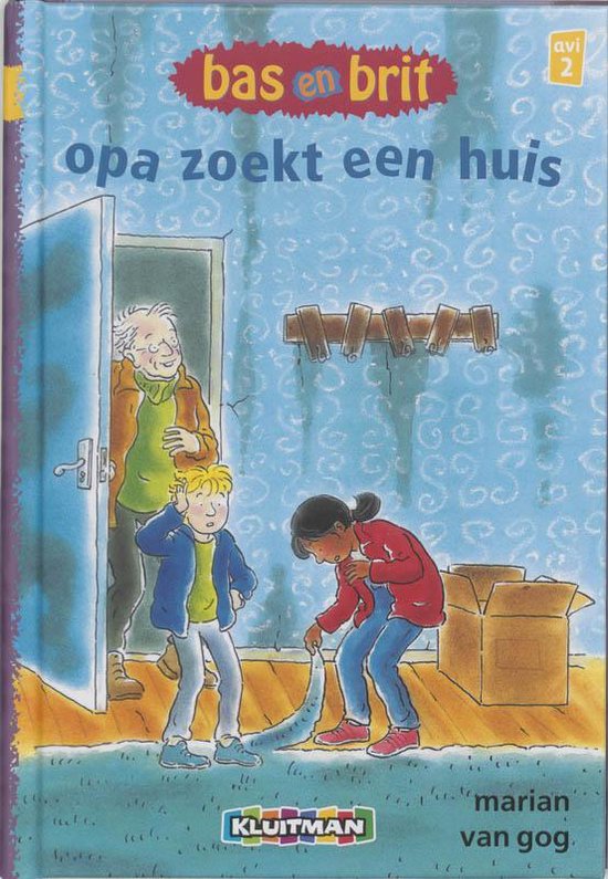 Cover van het boek 'Bas en Brit / Opa zoekt een huis' van M. van Gog